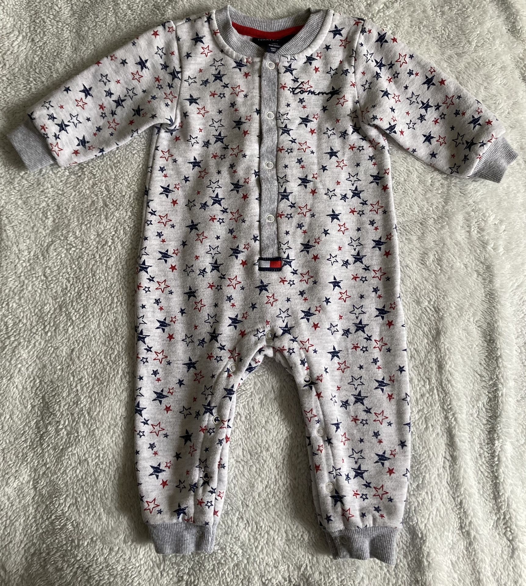 Tommy Hilfiger Button Up Onesie 