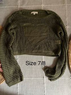 Knitted over shirt- size 7/8