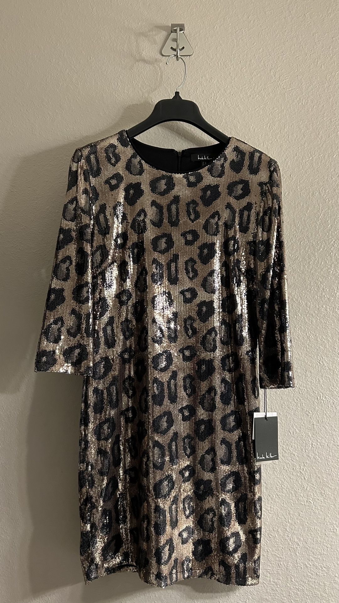 Brand New Nicole Miller Cocktail Sequins Dress