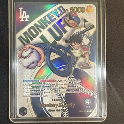 Monkey.D.Luffy Dodgers One Piece Promo Card EB02-010