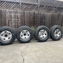 16” Toyota Steel Wheels Firestone Tires