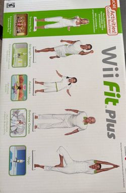 New Wii console Fit Plus board $30