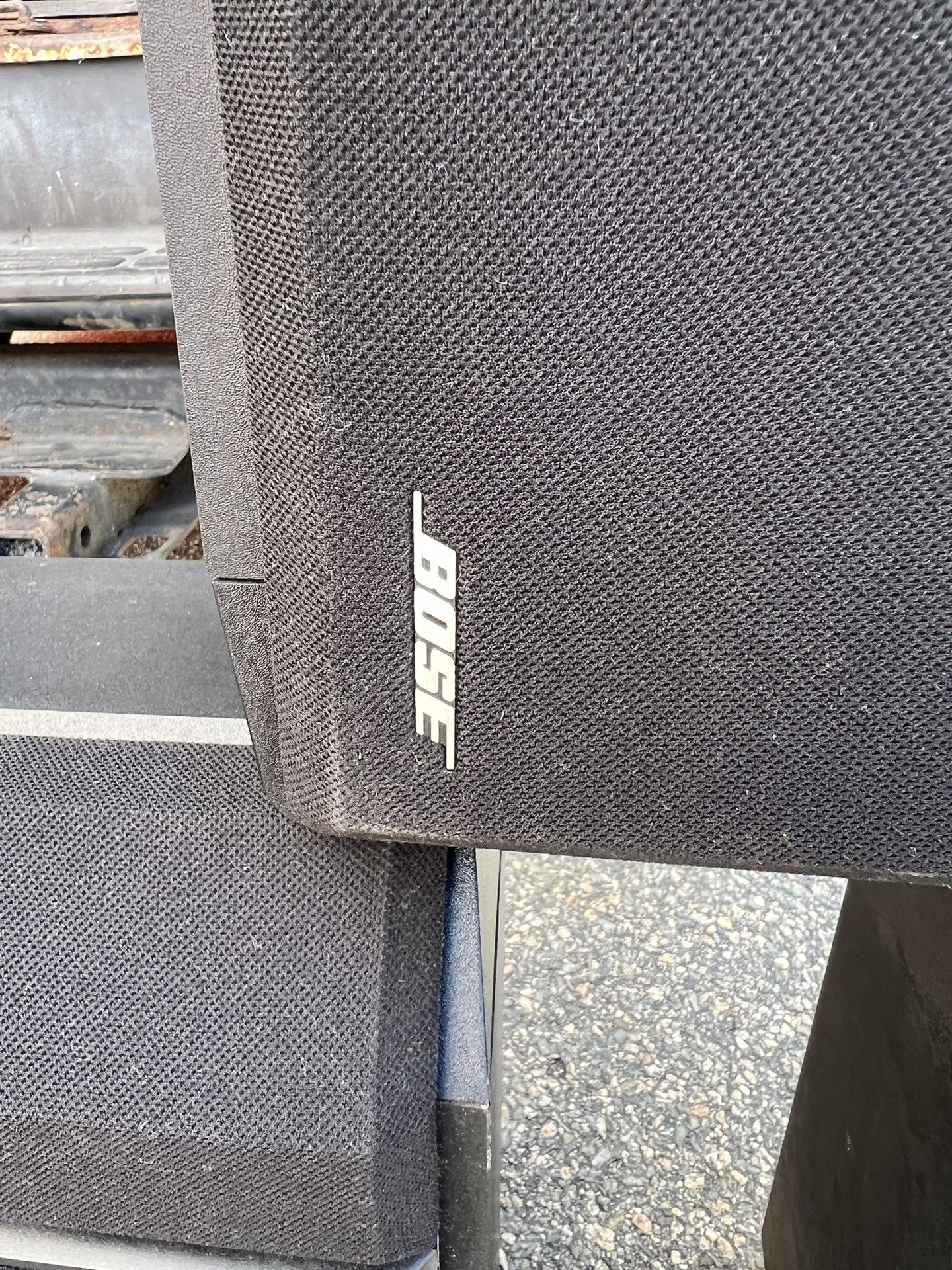 Three Bose speaker