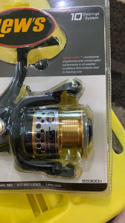 LEW’S SS300a Spinning Reel with Spare Aluminum Spool