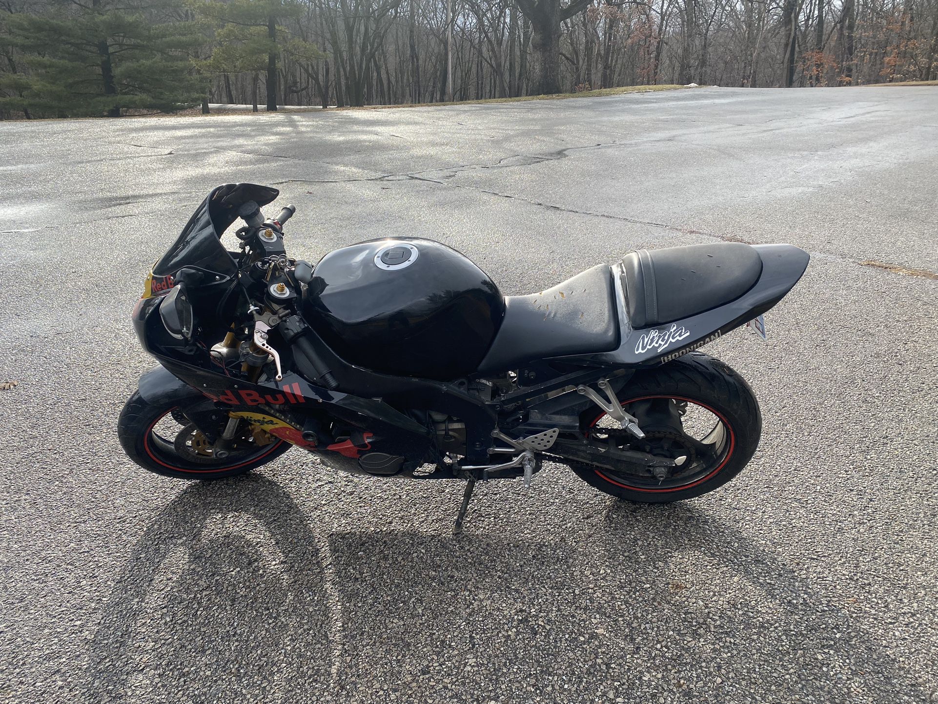 Kawasaki Ninja 636 Motorcycle With Helmet 