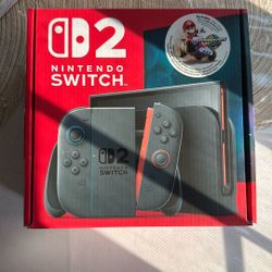Brand New Nintendo Switch 2 With Mario Kart World Bundle