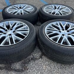 20” Dodge Durango Jeep Grand Cherokee Wrangler Commander Gladiator Summit Overland Rims Wheels Tires 