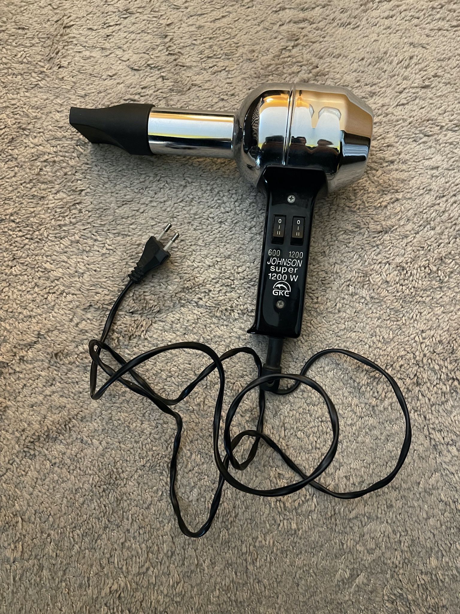 Italian Johnson Hair Dryer Super Professional 1200 W GKC