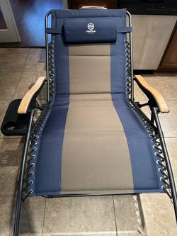  Outdoor Zero Gravity Chair Lounge Reclinable Padded, 500lb Weig