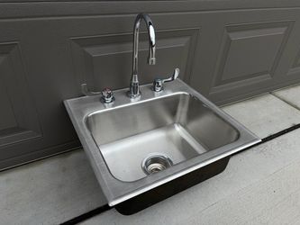 Stainless steel sink 16” “Brand new”