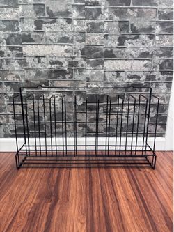 Black hair color box/tube rack