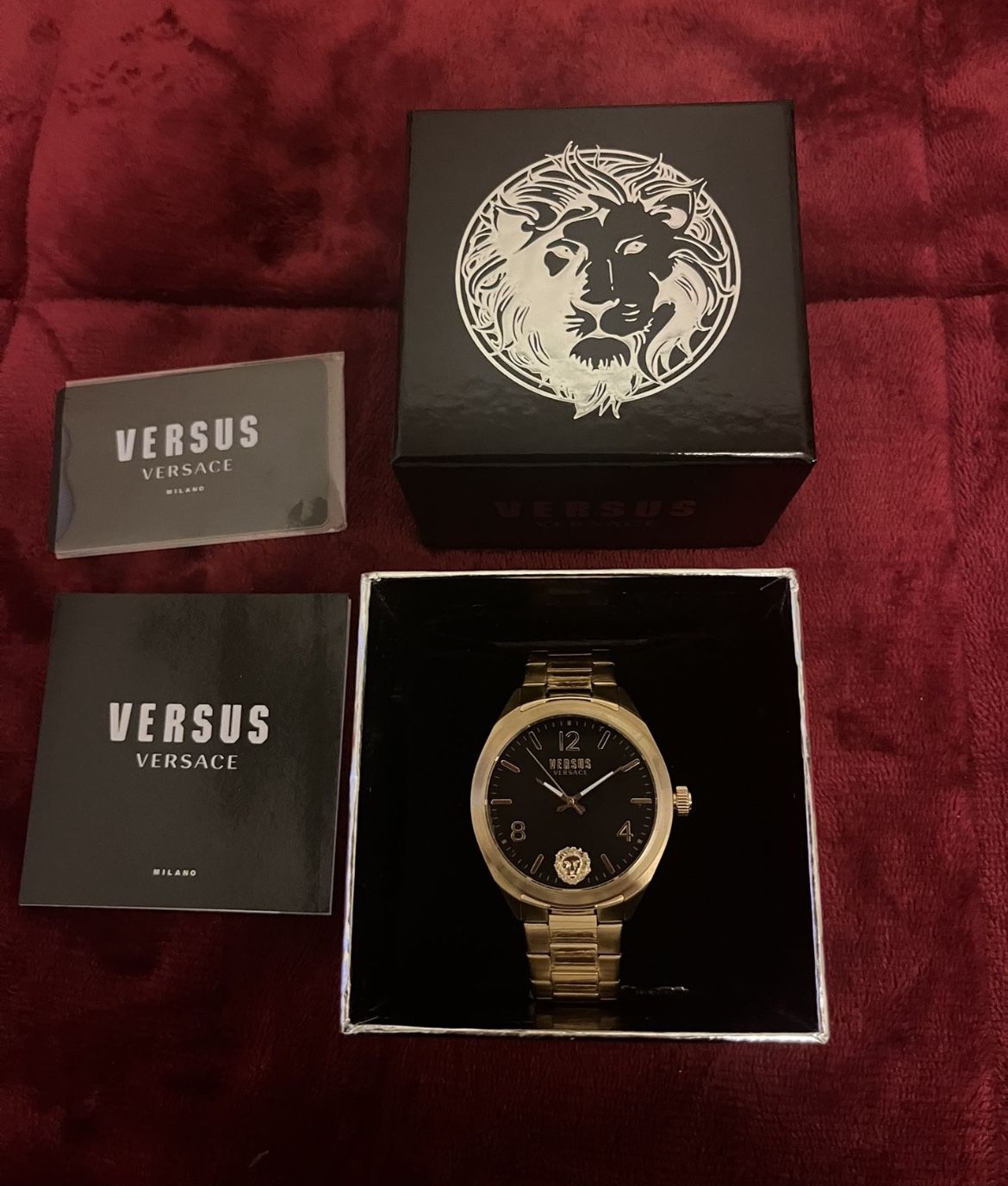 Men’s Gold Versace Watch