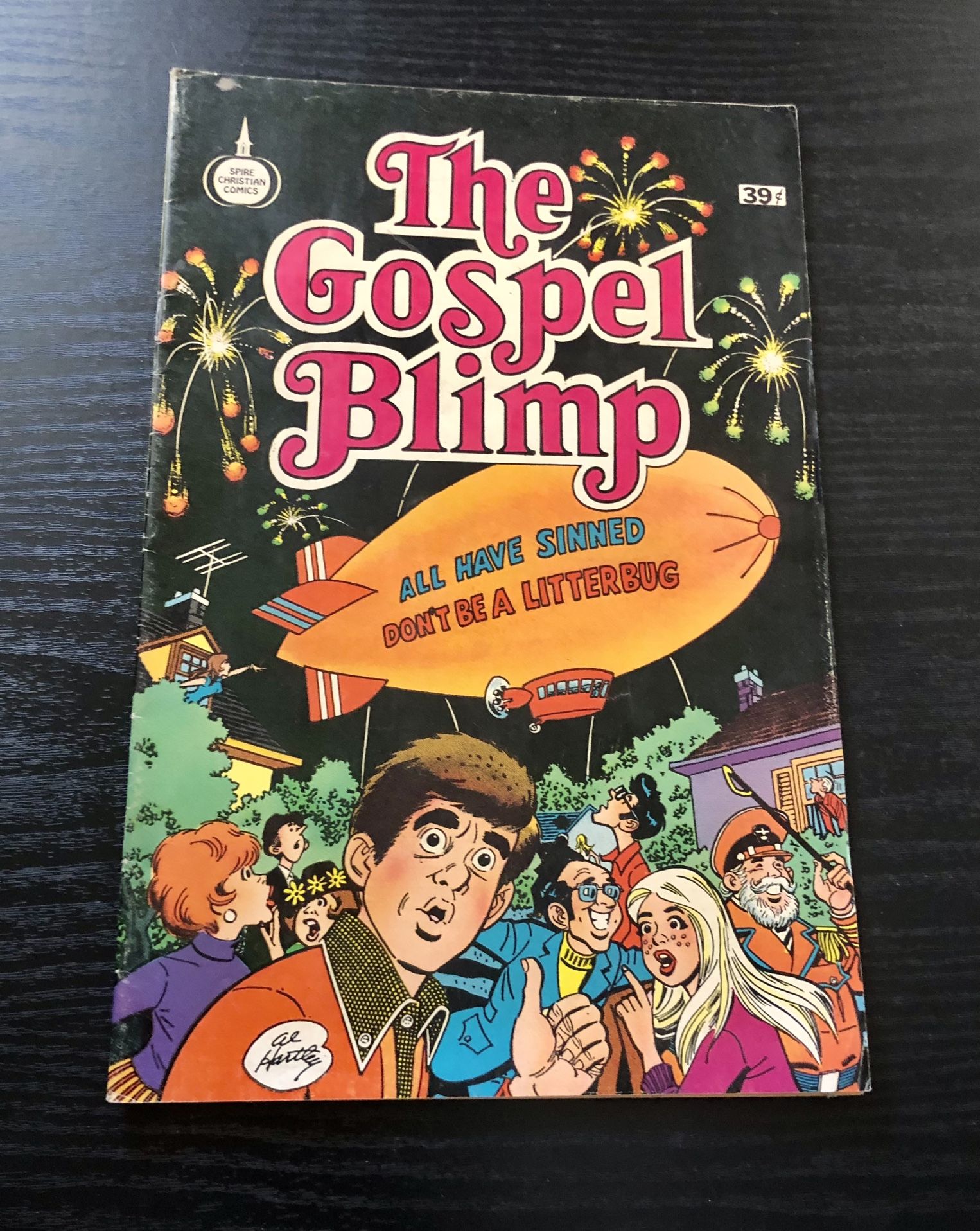 The Gospel Blimp 35 Cent 1974 FN- Spire Christian Comics