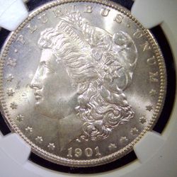 1901‑O Morgan MS64+ (NGC)