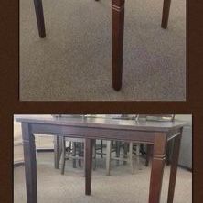 DARK CHERRY DINING ROOM / KITCHEN PUB SIZE TABLE