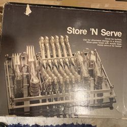 Silver-plated Flatware Caddy