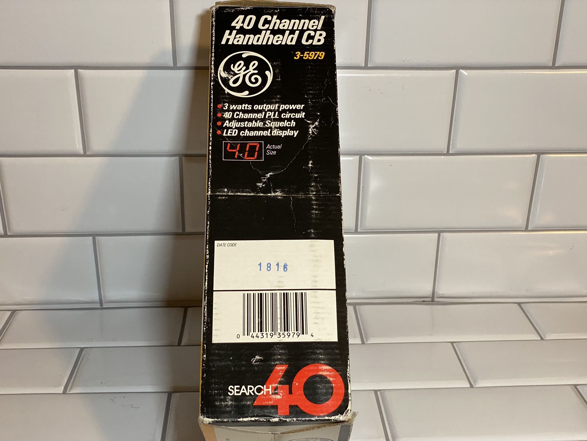 40 channel handheld CB radio GE