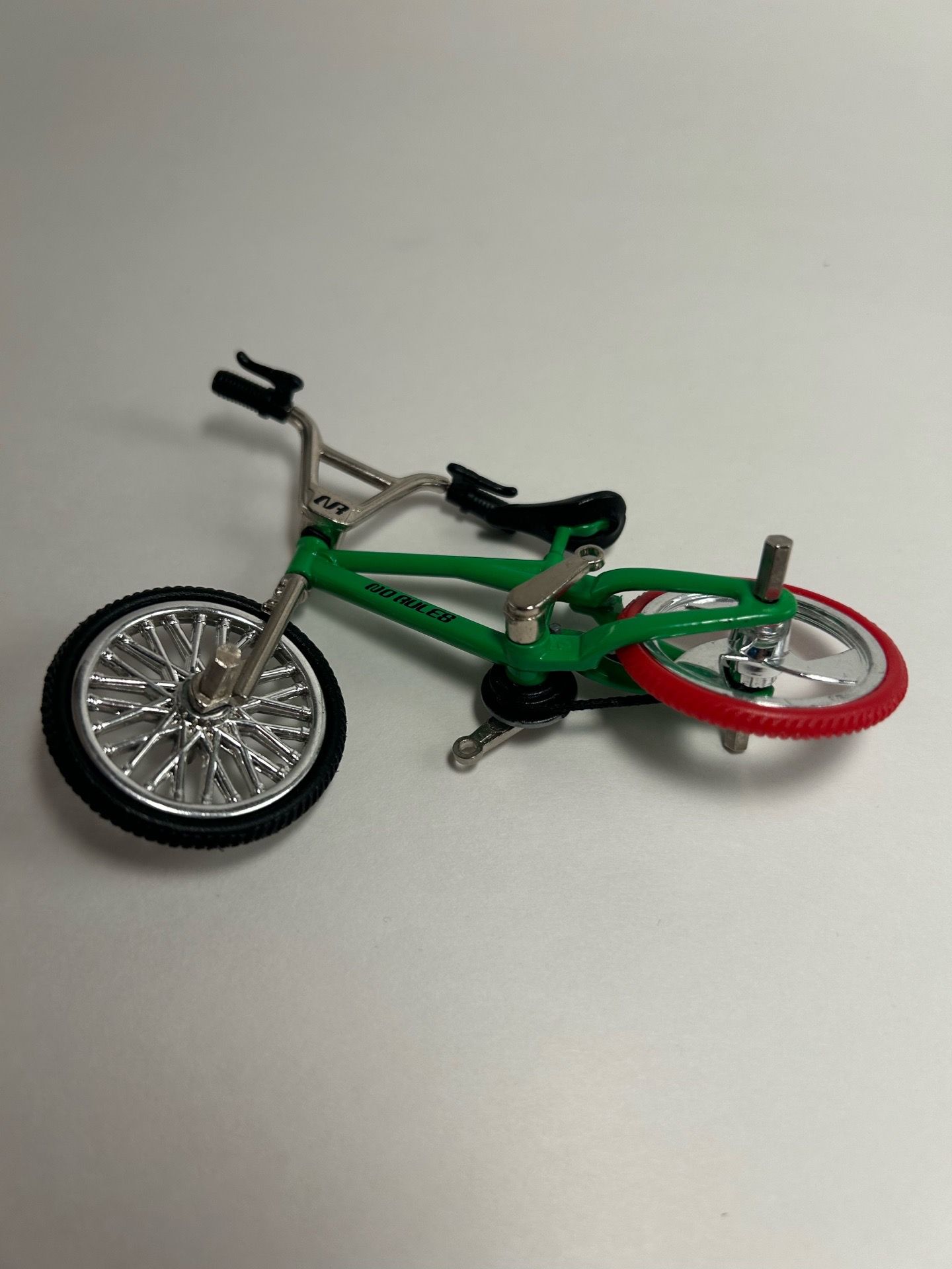 No Rules Vintage BMX Finger Bike Loose. Missing pedals