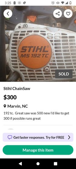 Stihl ChainSaw