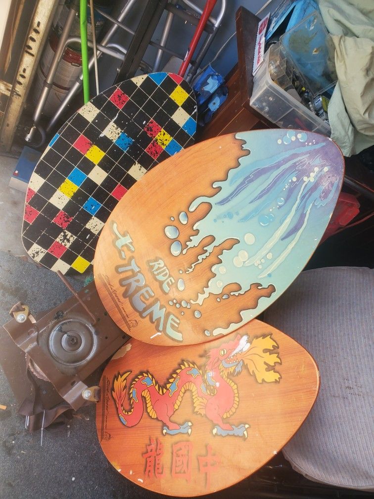 Boogie Boards Surfboards Made of Wood 