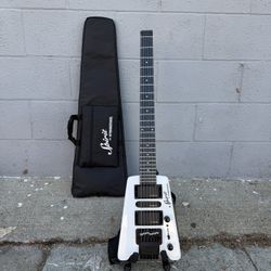 white Steinberger Spirit GT-PRO Deluxe electric guitar
