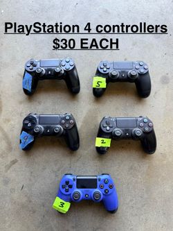 PlayStation 4 controllers $30 EACH (FIRM PRICE)