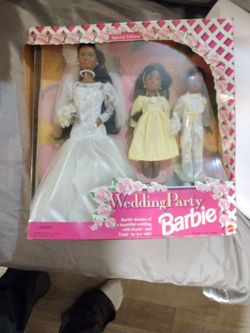 Barbie wedding party