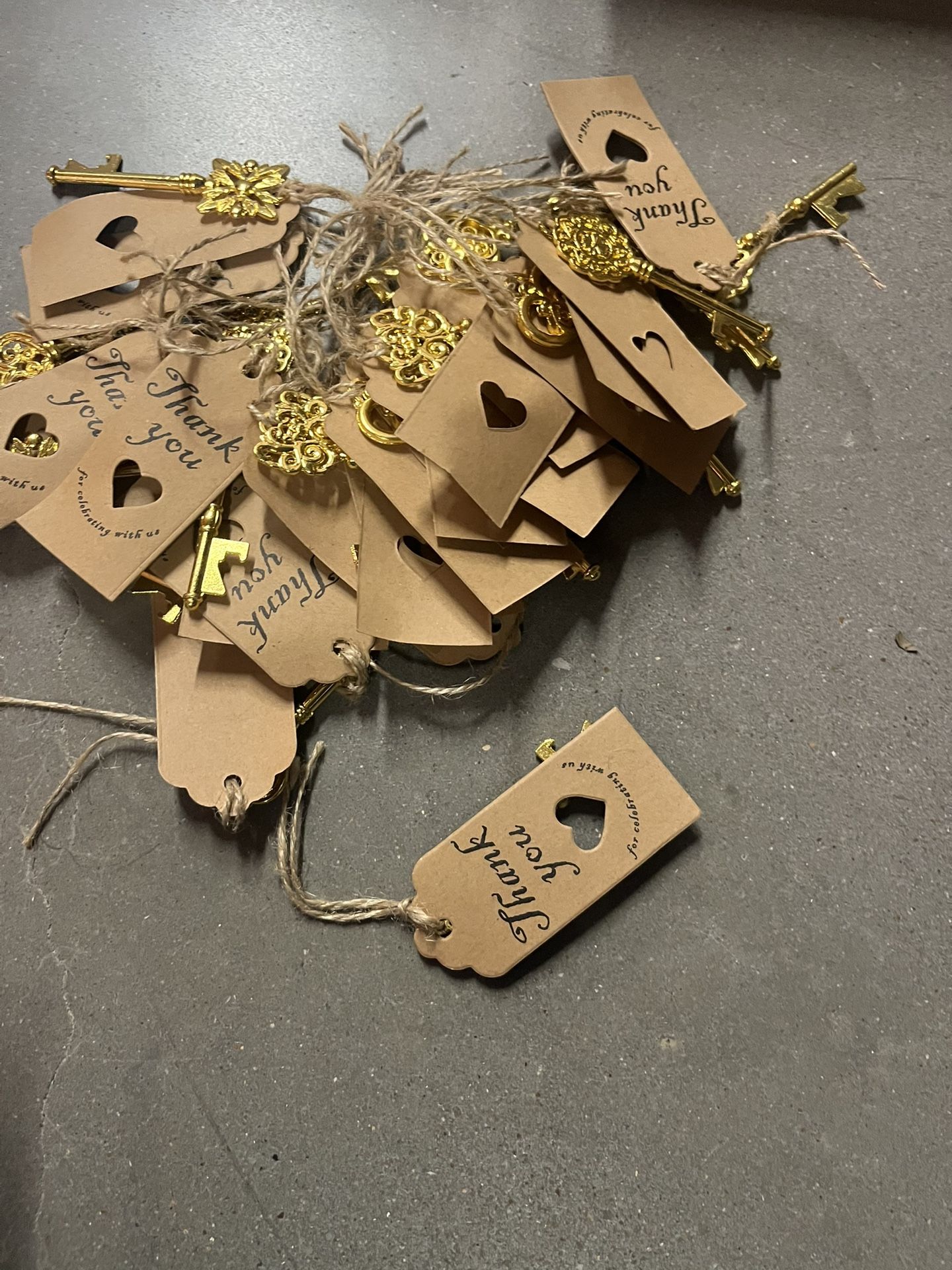 Thank You w/gold Key Attached