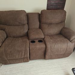 Lazboy Love Seat With Centre Console