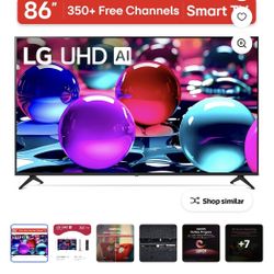 New 86in LG TV 