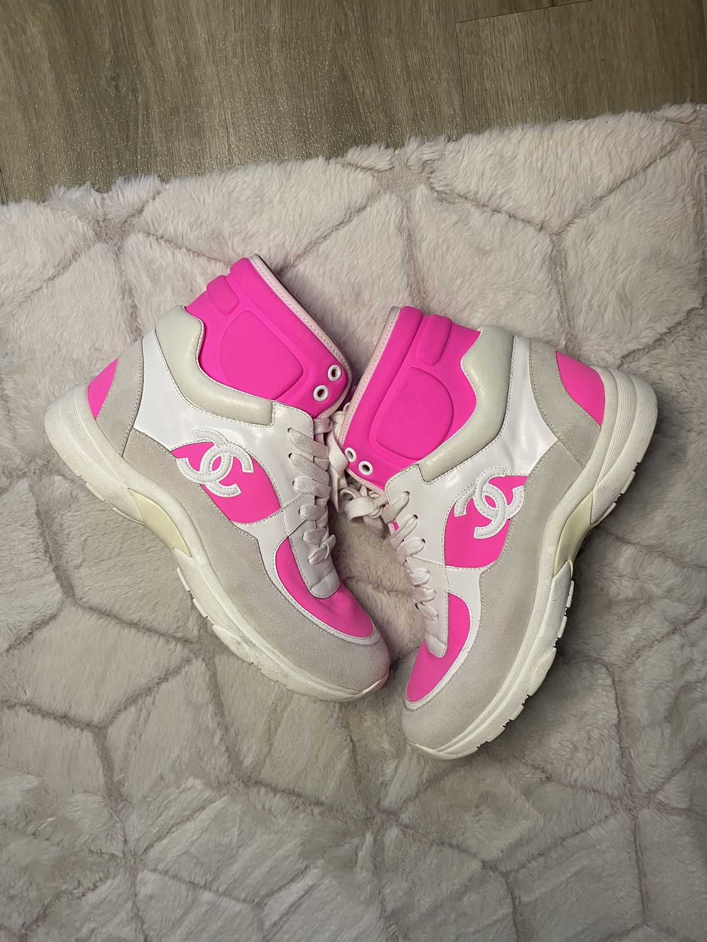 Pink Chanel Sneakers