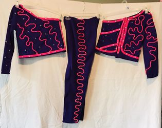 Girls 3 Pc Pageant Sportswear/ Fun Fashion Suit, Like New Condition Custom Child Size 6/8