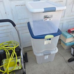 3 storage containers!