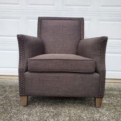 Uttermost Darick Charcoal Armchair / Chair 