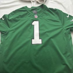 Nike Jalen Hurts Philadelphia Eagles Jersey Kelly Green, Size Xl