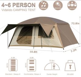 Camping Tent - 4 to 6 person