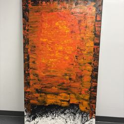 72inch X 40inch Textured Painting 