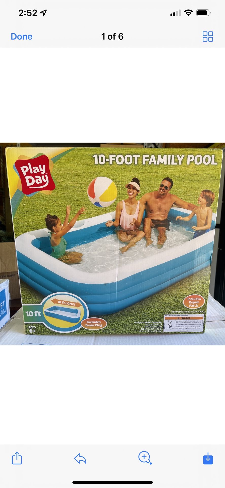 10 ft Family Pool