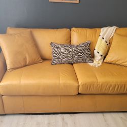 Leather sofa