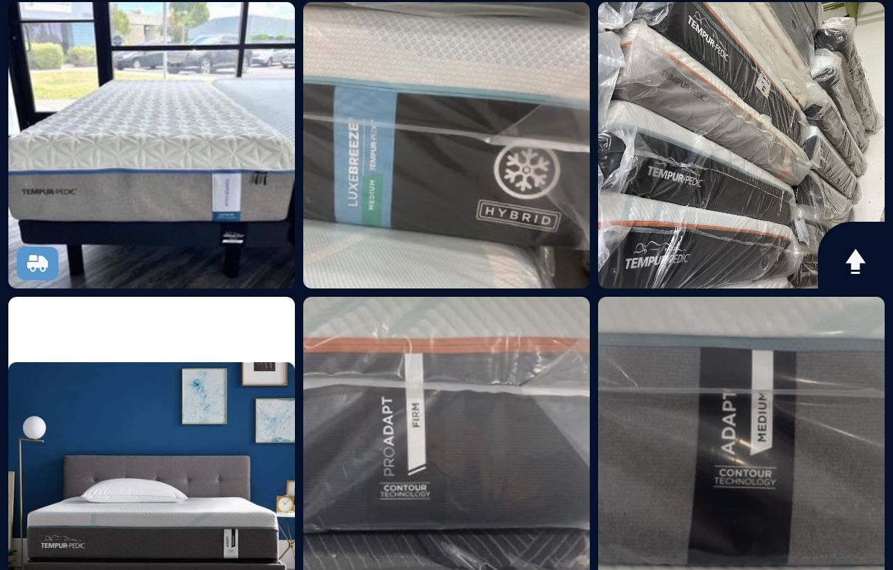 King Queen Size Tempurpedic ProAdapt, ProBreeze, LuxeBreeze Mattress