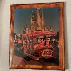 Vintage Disney Wood Frame