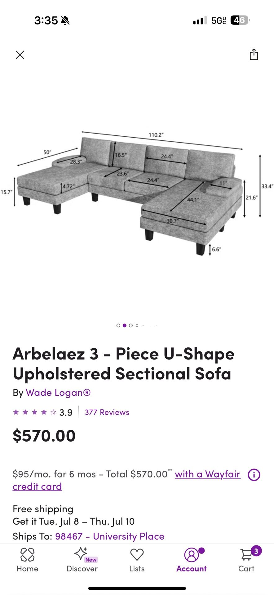 Sectional Couch