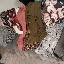 Variety Of Womens Clothes 