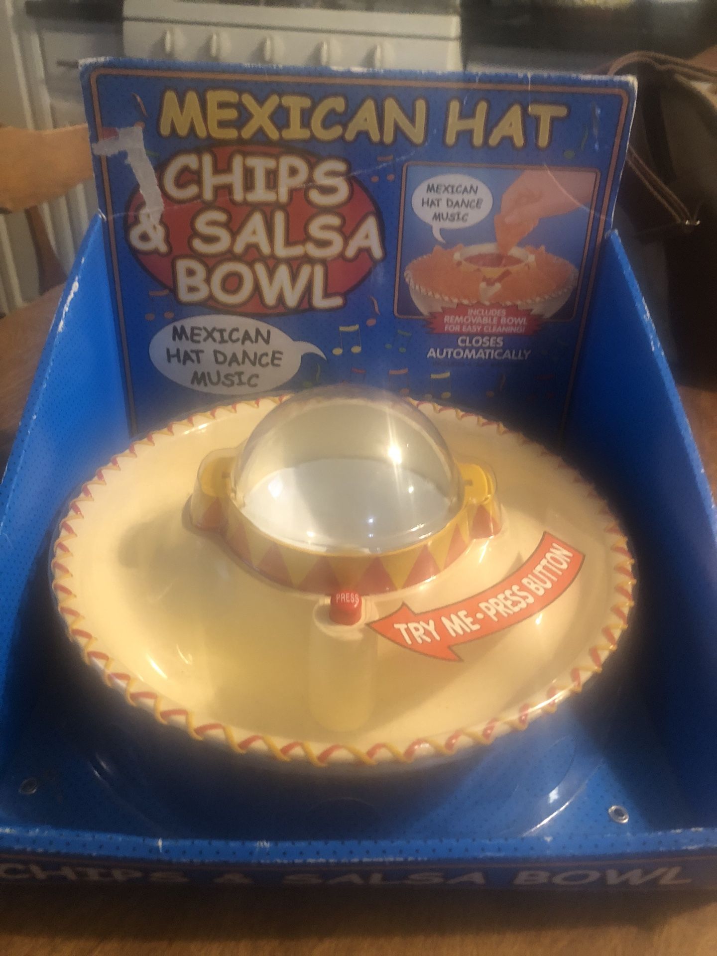Mexican Hat Musical Chips And Salsa Party Bowl