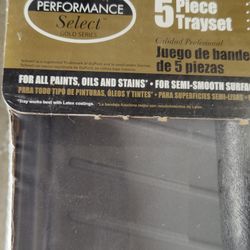 PAINTING 5 PIECE TRAYSET