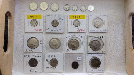Various Silver coins