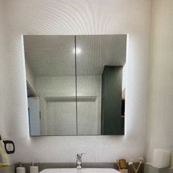 LED Medicine Cabinet 36” Wide X 36” Height