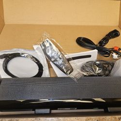 Like New Top Vision Soundbar! Bluetooth Capability