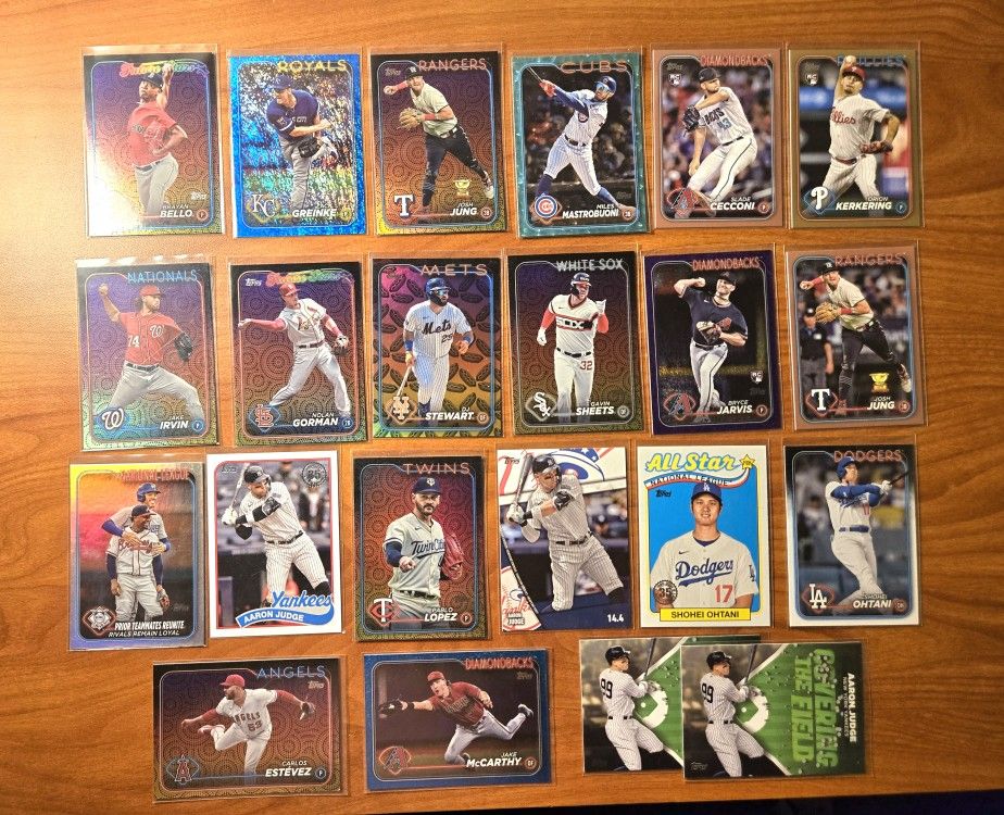 Topps Baseball Card Lot (#'d, Inserts, Holos, RC etc)