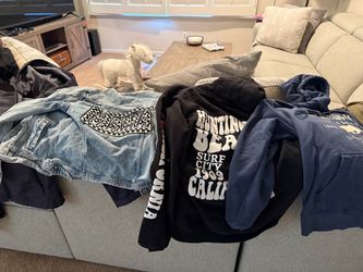 Lot of 11 women’s jackets and sweatshirts